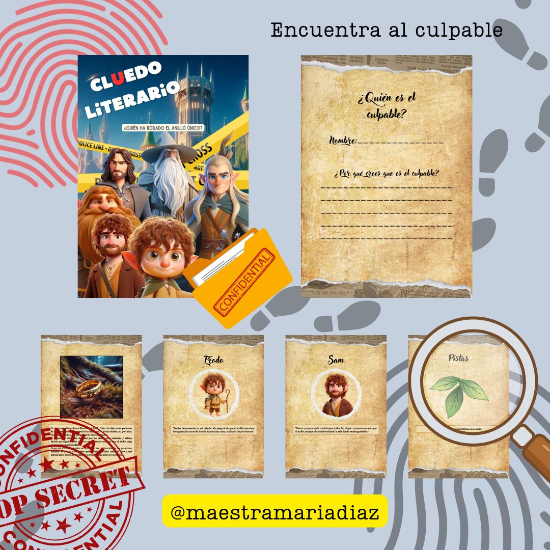 Cluedo literario. ¿Quién ha robado el anillo único? - Imagen 2